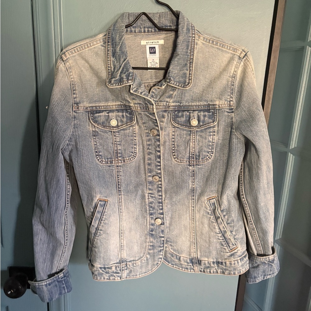 GAP Faded Light Blue Denim Jacket